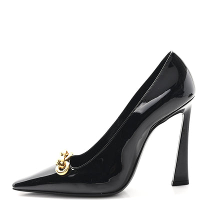 Saint Laurent Patent Silvana 110mm Pumps 37.5 Black 1 of 10