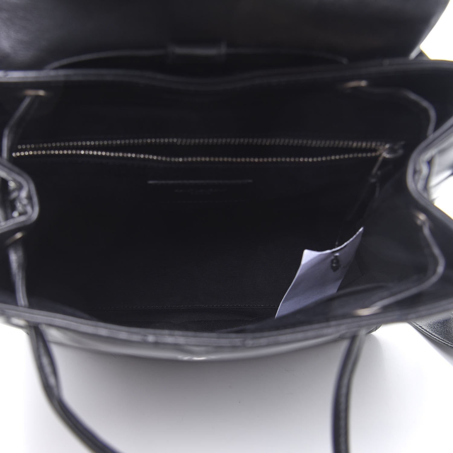 Saint Laurent Calfskin Y Quilted Monogram Small Loulou Backpack Black 4 of 10