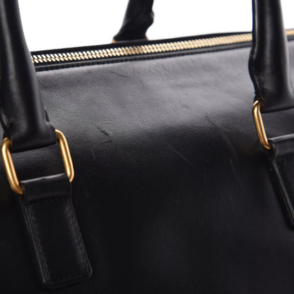 Saint Laurent Calfskin Classic Duffle 12 Black 9 of 15