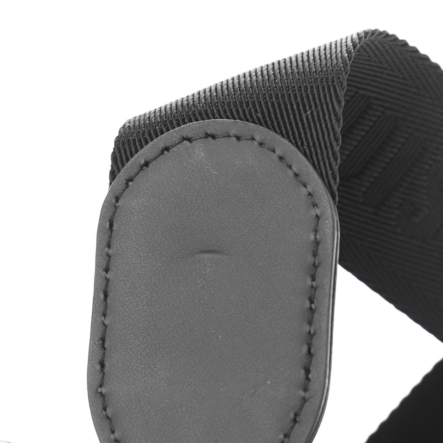 Louis Vuitton Nylon Calfskin Horizon Clutch Strap Black 6 of 7