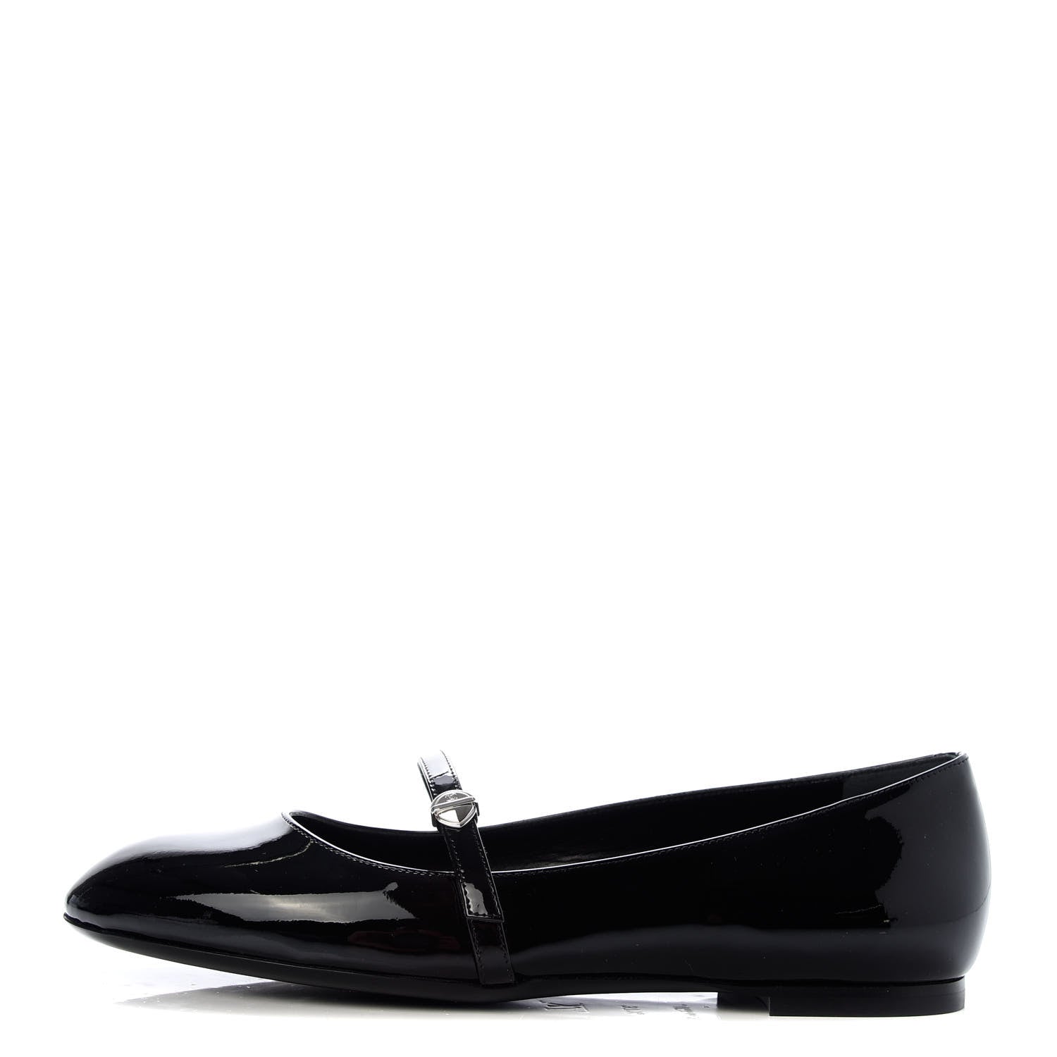 Louis Vuitton Patent Uniformes Ballet Flats 37.5 Black 1 of 10