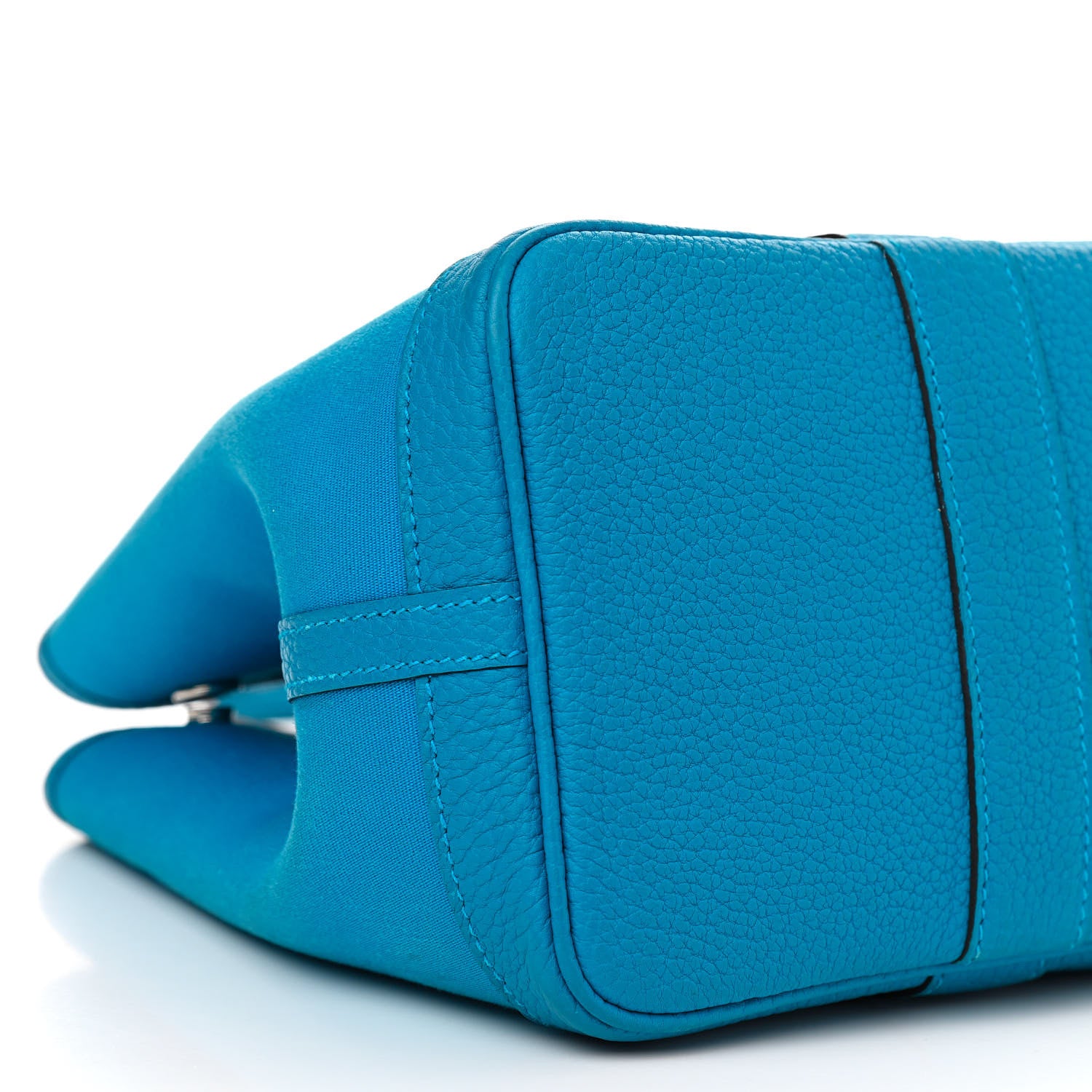 Hermes Toile Officer Negonda Verso Garden Party 30 TPM Bleu Zanzibar Rubis 9 of 11