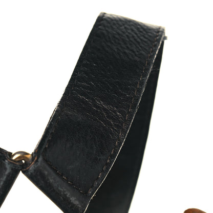 Gucci Calfskin Bamboo Backpack Black 20 of 28