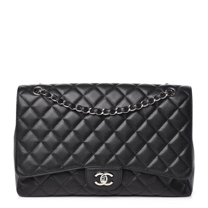 Chanel Caviar Quilted Maxi Single Flap Black 1 of 13