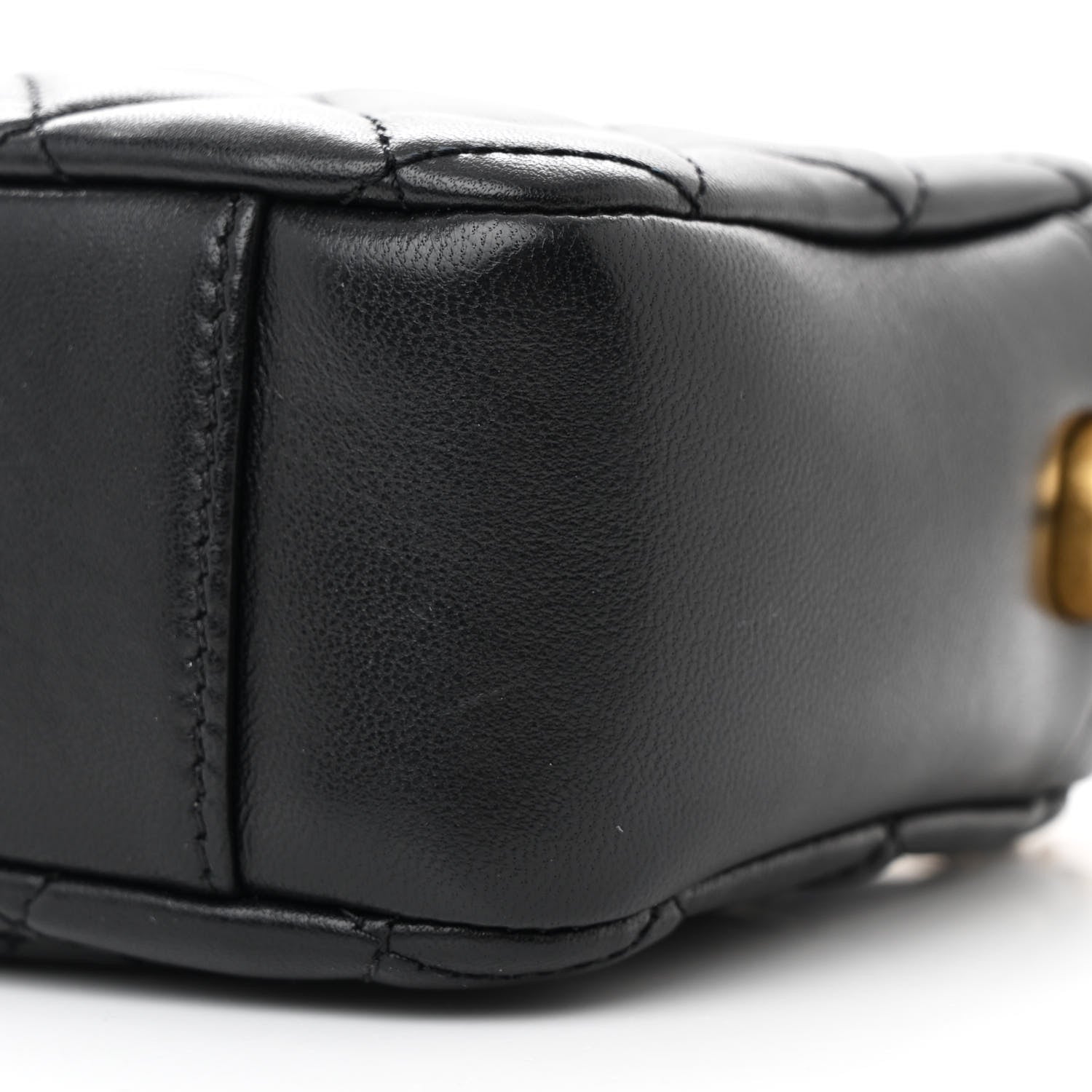 Chanel Lambskin Quilted CC Pearl Crush Camera Case Black 10 of 11