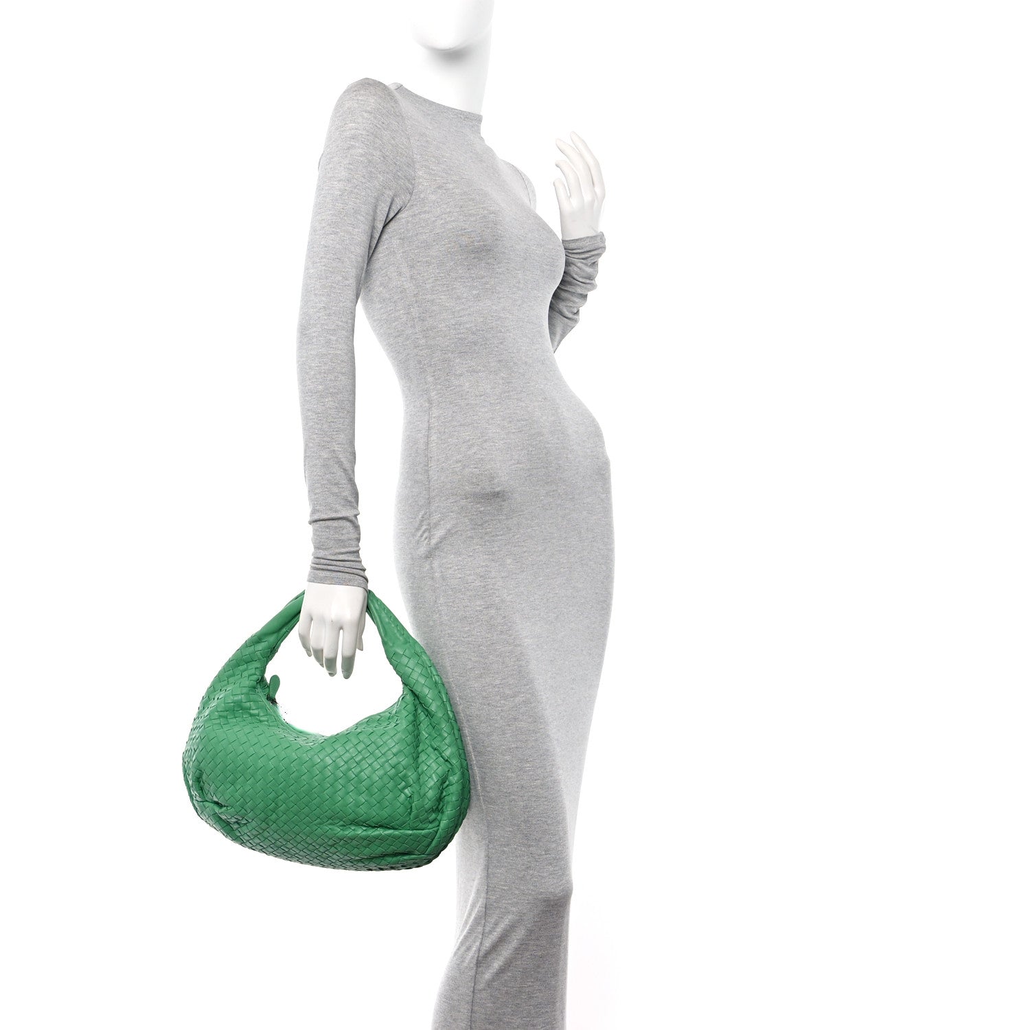 Bottega Veneta Nappa Intrecciato Medium Belly Veneta Hobo Green 2 of 11