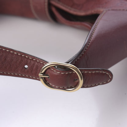 Gucci Guccissima Large Jackie O Bouvier Hobo Dark Red 13 of 13