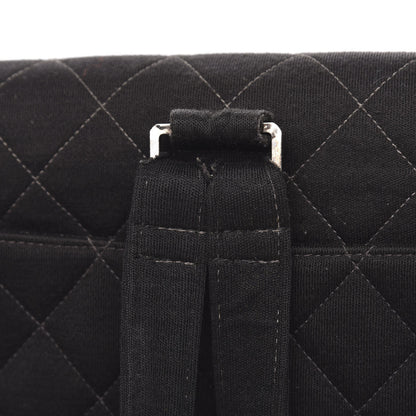 Chanel Jersey Quilted Backpack Black 13 of 14