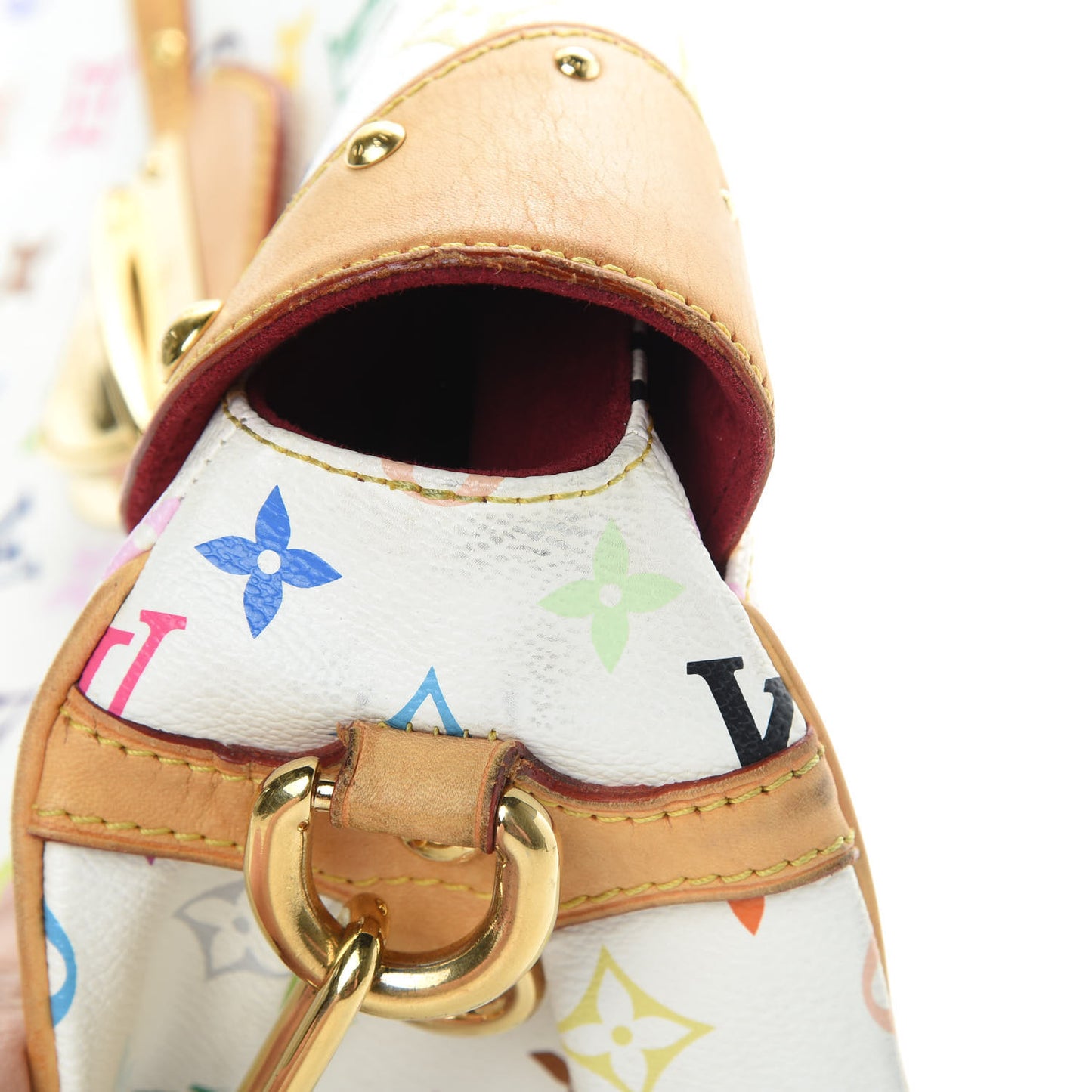 Monogram Multicolor Beverly MM White