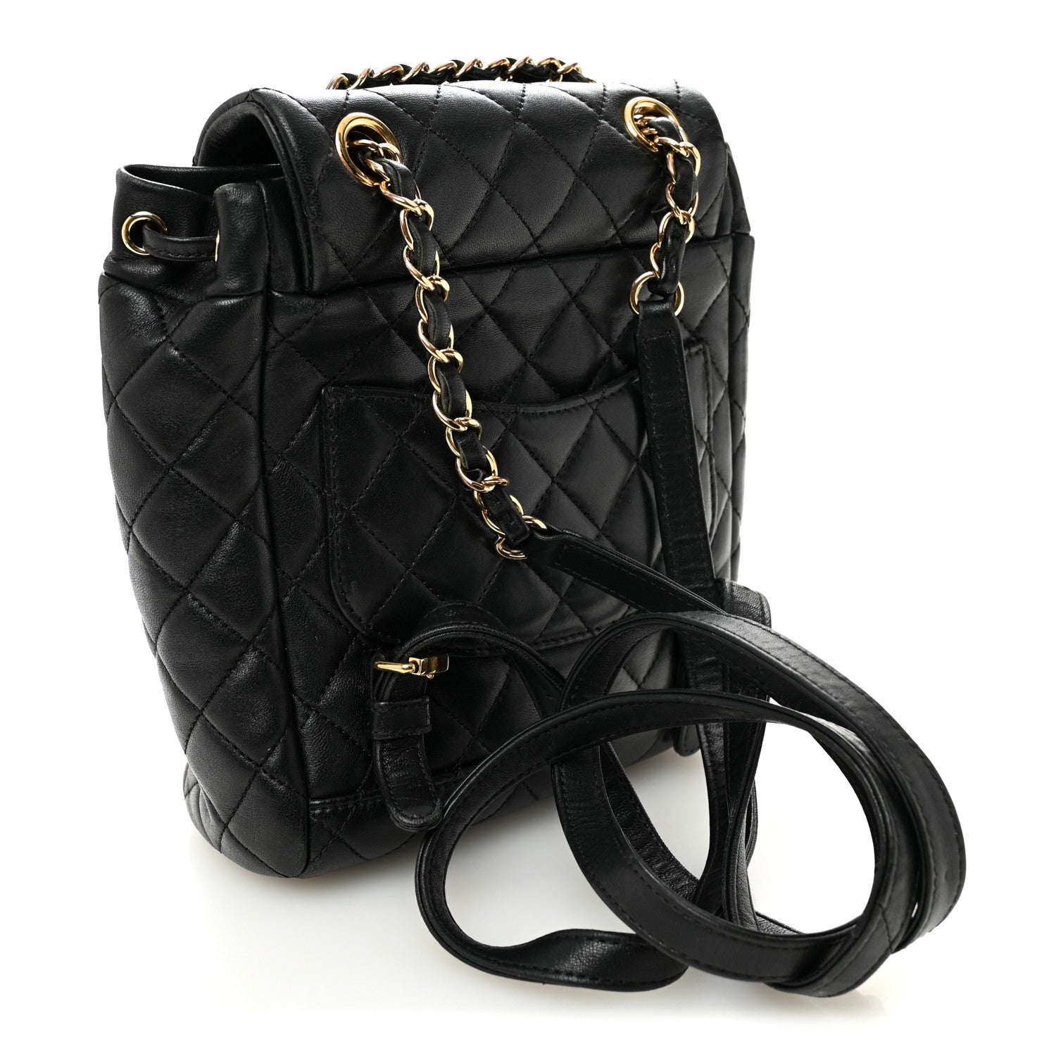 Chanel Calfskin Quilted Mini Urban Spirit Backpack Black 3 of 10