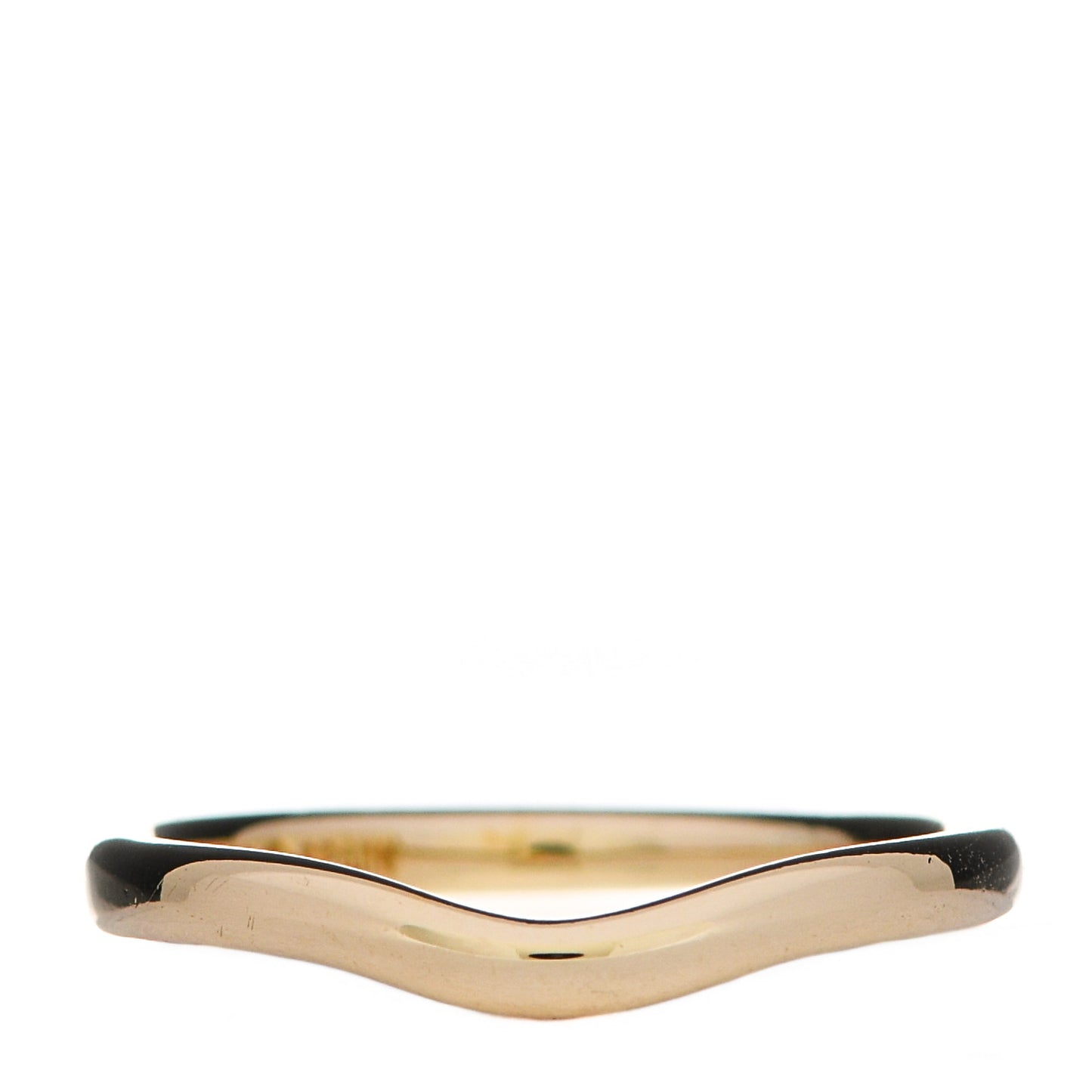 18K Yellow Gold Elsa Peretti Wedding Band Ring 51 5.75
