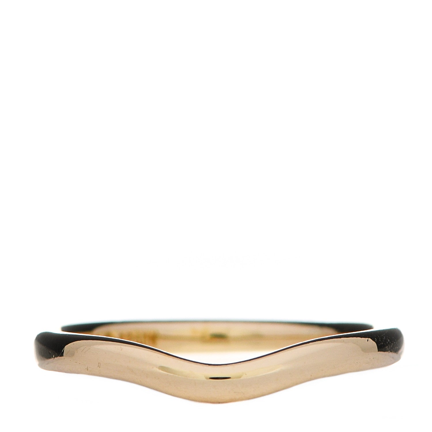 Tiffany 18K Yellow Gold Elsa Peretti Wedding Band Ring 51 5.75 1 of 4