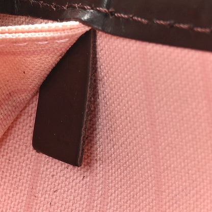 Louis Vuitton Damier Ebene Neo Neverfull MM Rose Ballerine 7 of 9