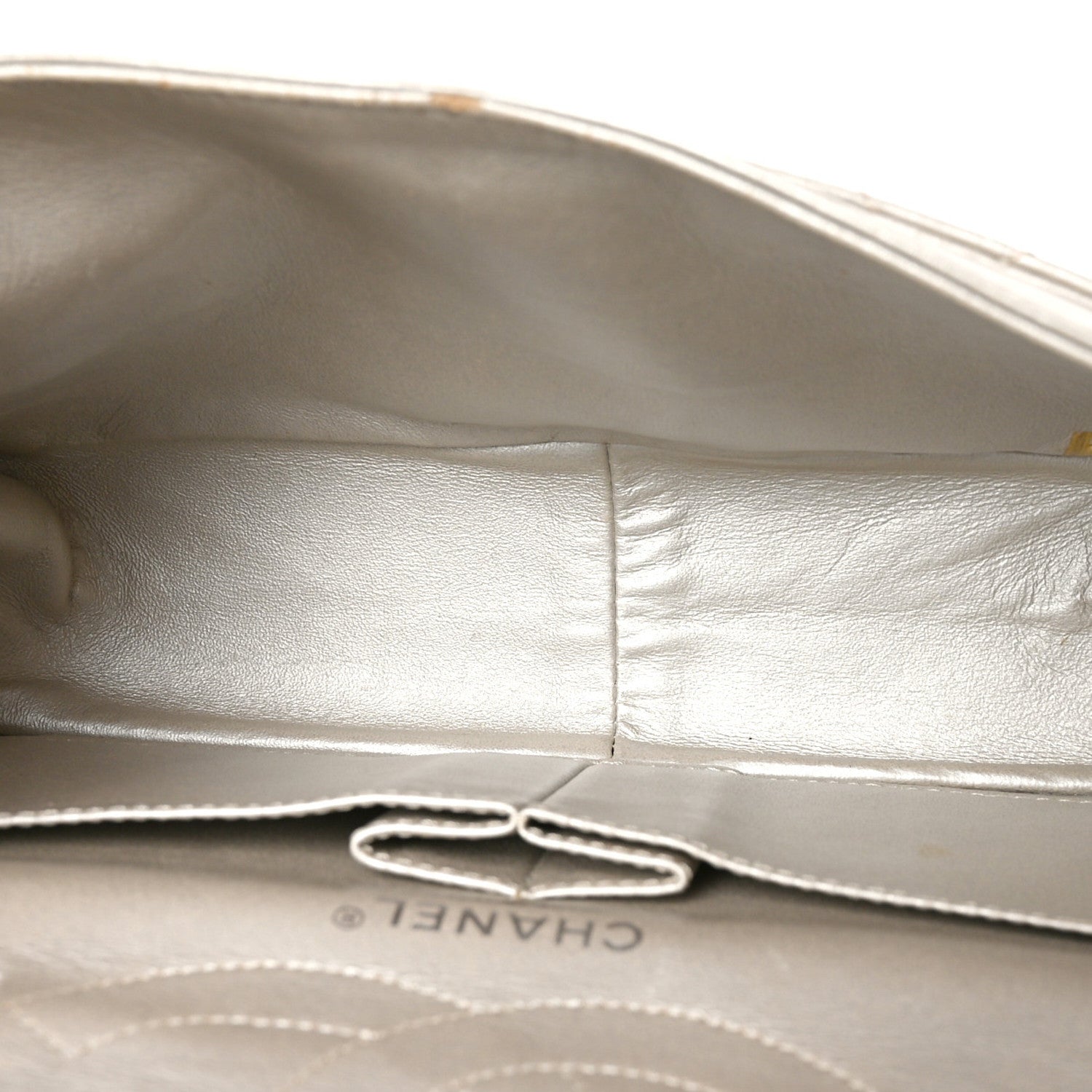 Chanel Metallic Aged Calfskin Quilted 2.55 Reissue 226 Flap Silver 5 of 10