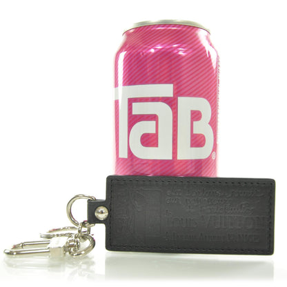 Louis Vuitton Leather Porte Clefs Fortune Key Chain Black 2 of 4