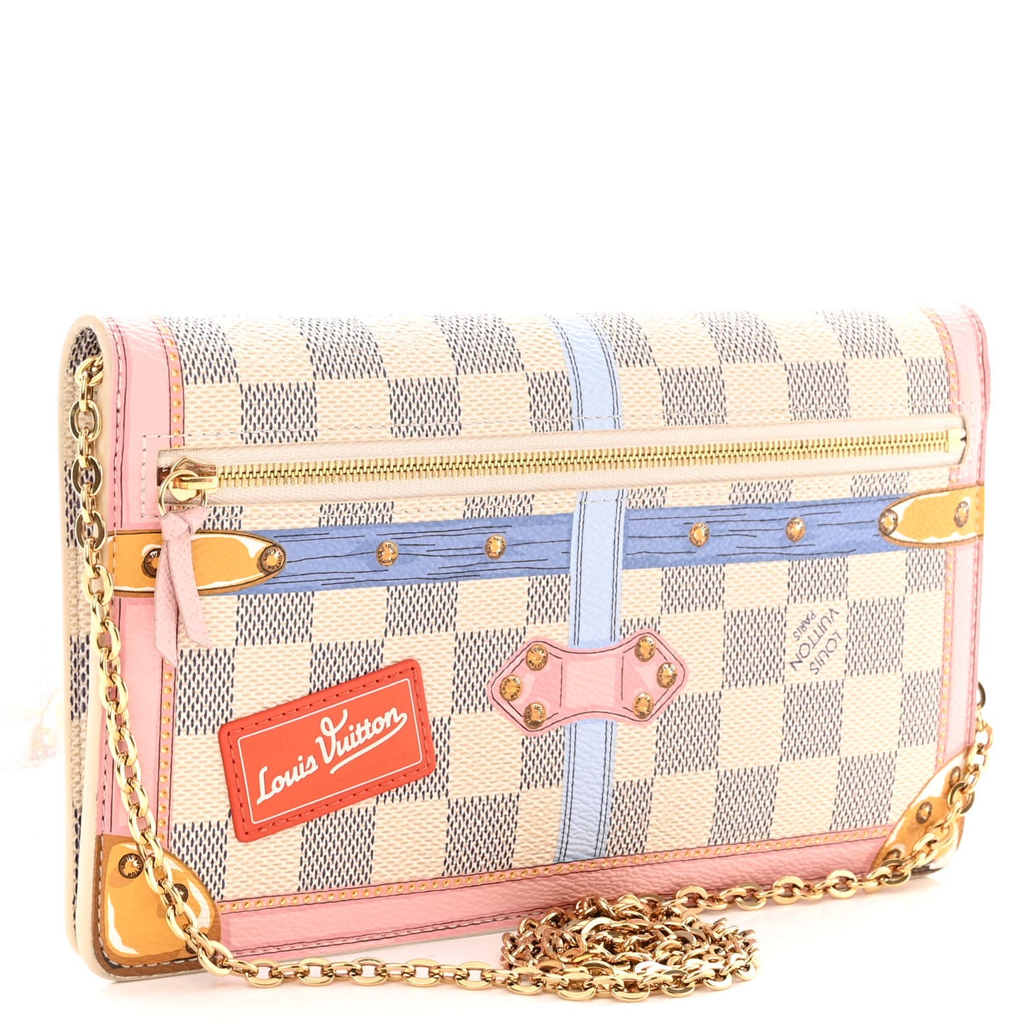 Damier Azur Summer Trunks Pochette Weekend