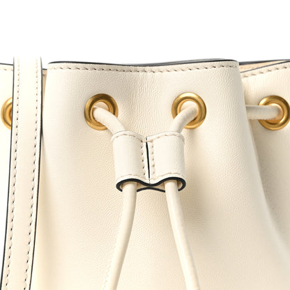 Valentino Garavani Nappa Mini VLogo Signature Bucket Bag Light Ivory 7 of 9