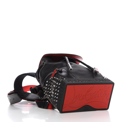 Christian Louboutin Calfskin Spiked Explorafunk Backpack Black 4 of 9
