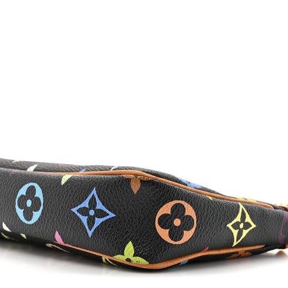 Louis Vuitton Monogram Multicolor Pochette Accessories Black 9 of 18