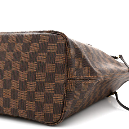 Louis Vuitton Damier Ebene Neo Neverfull MM Rose Ballerine 13 of 13