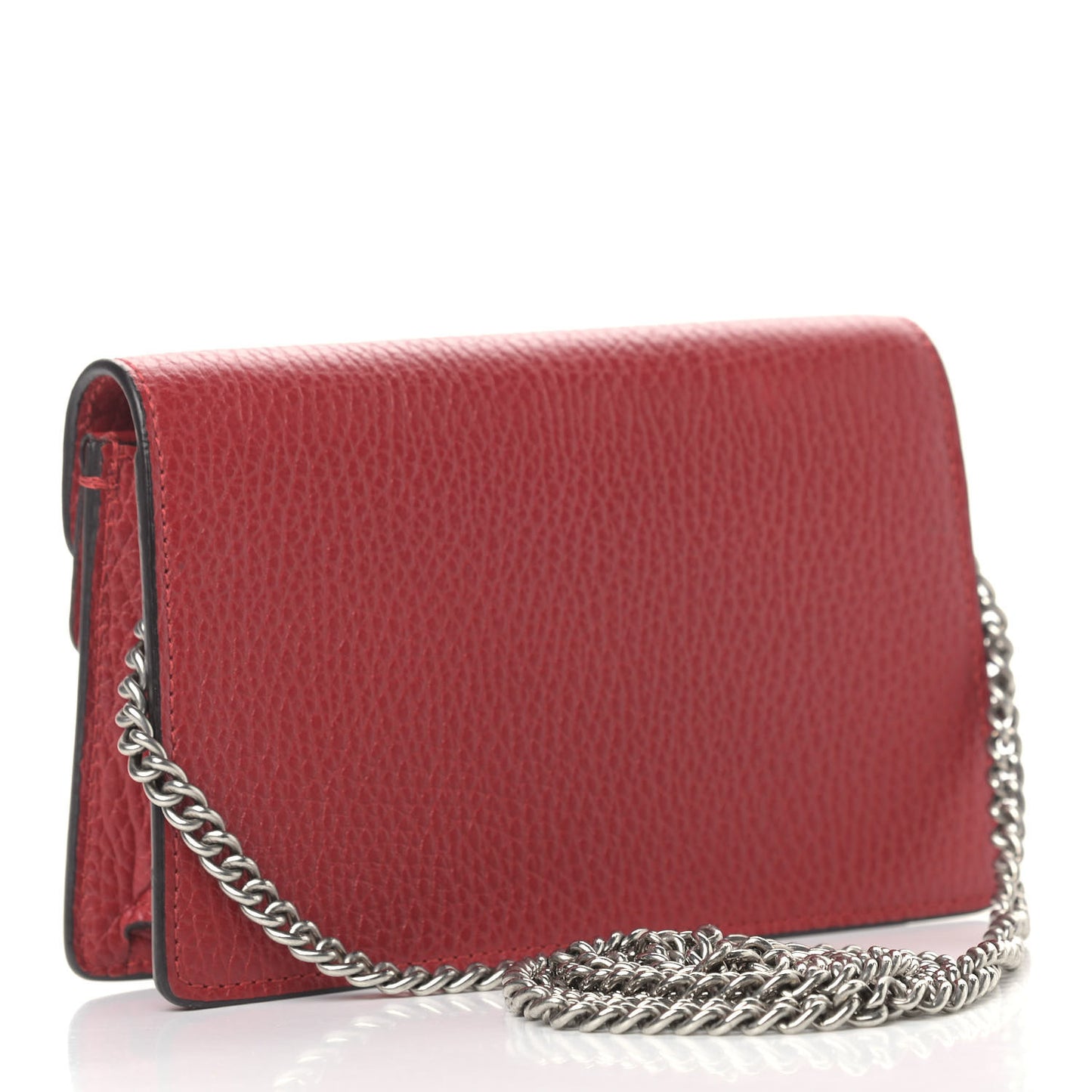 Calfskin Super Mini Dionysus Shoulder Bag Hibiscus Red