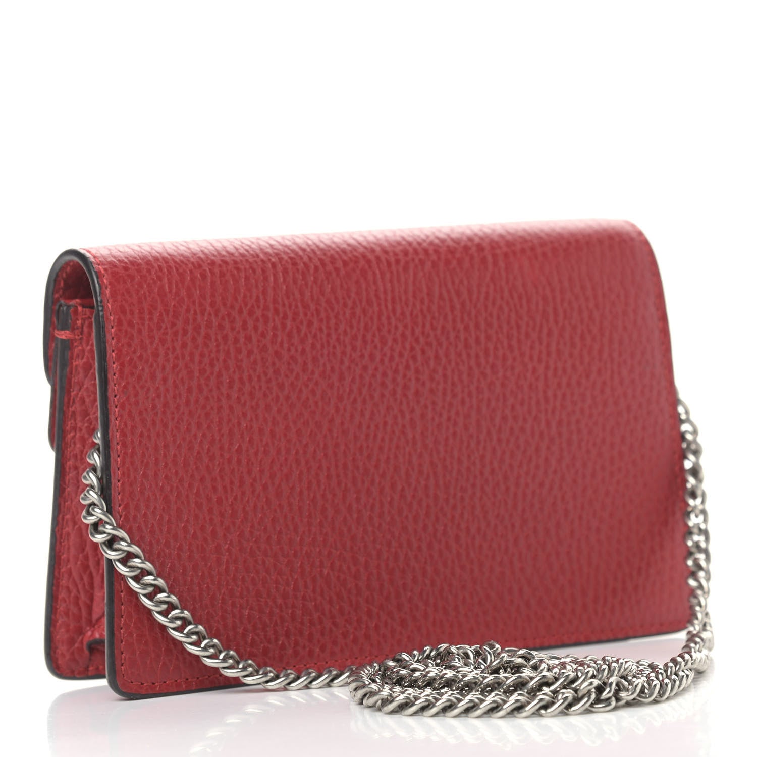 Gucci Calfskin Super Mini Dionysus Shoulder Bag Hibiscus Red 3 of 12