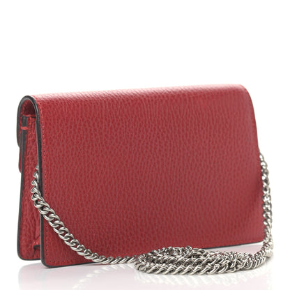Gucci Calfskin Super Mini Dionysus Shoulder Bag Hibiscus Red 3 of 12