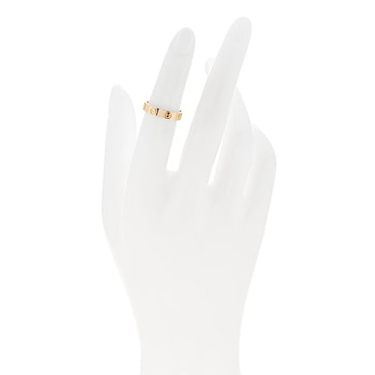 Cartier 18K Yellow Gold 3.5mm LOVE Wedding Band Ring 48 4.5 2 of 4
