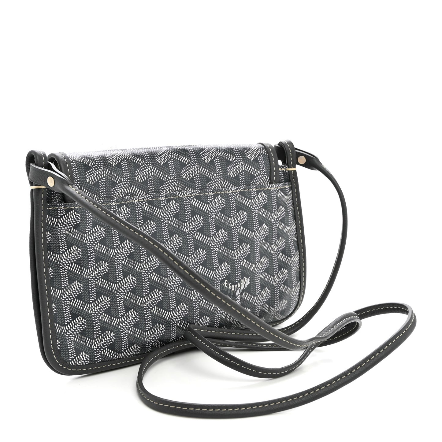 Goyardine Plumet Wallet Clutch Grey