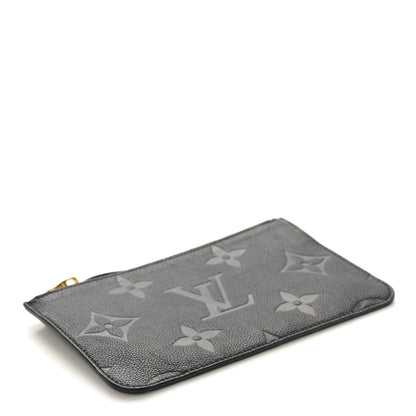 Louis Vuitton Empreinte Monogram Giant Neverfull MM Pochette Black 4 of 8