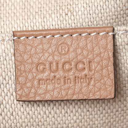Gucci Pebbled Calfskin Small Soho Disco Bag Camelia 5 of 6