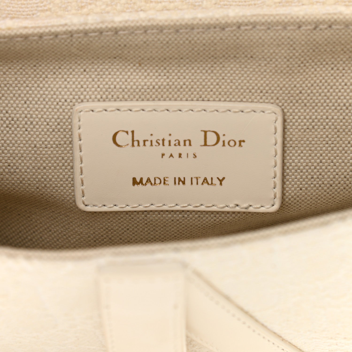 Christian Dior Oblique Mini Saddle Bag White 6 of 13