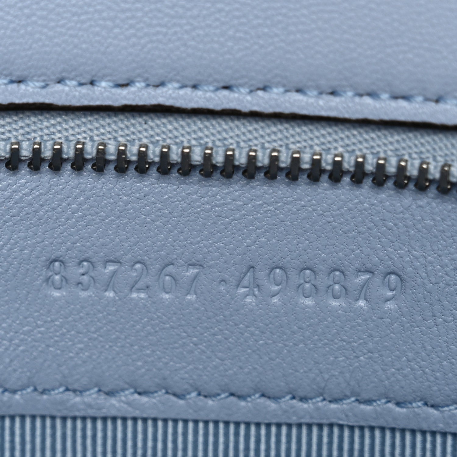 Gucci Lambskin Matelasse Medium GG Marmont Shoulder Bag Light Blue 7 of 11