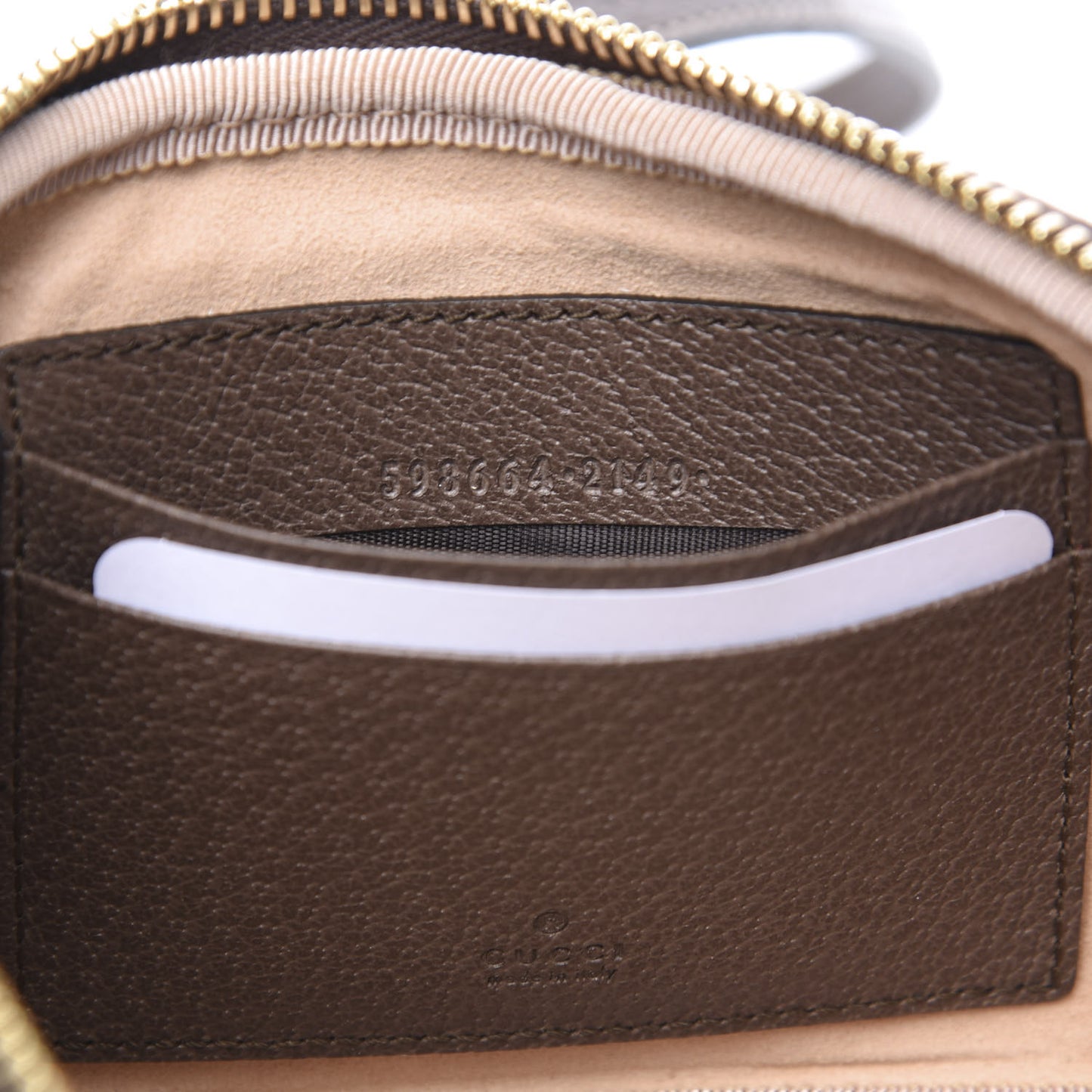 GG Supreme Monogram Web Mini Ophidia GG Bag Brown