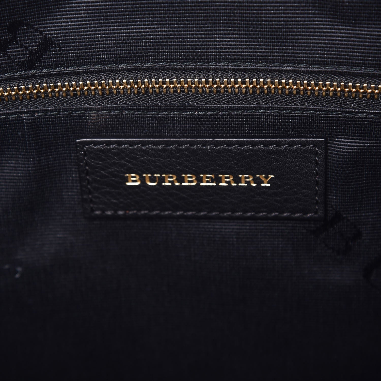 Burberry Heritage Grain Check Embossed Medium Dewsbury Tote Dark Plum 6 of 8