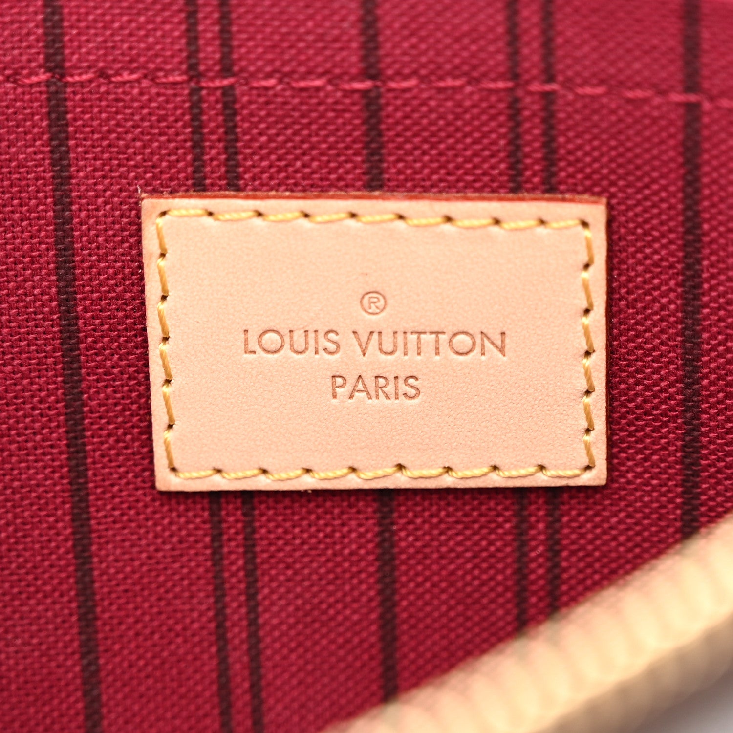 Louis Vuitton Monogram Neverfull MM GM Pochette Pivoine 6 of 8