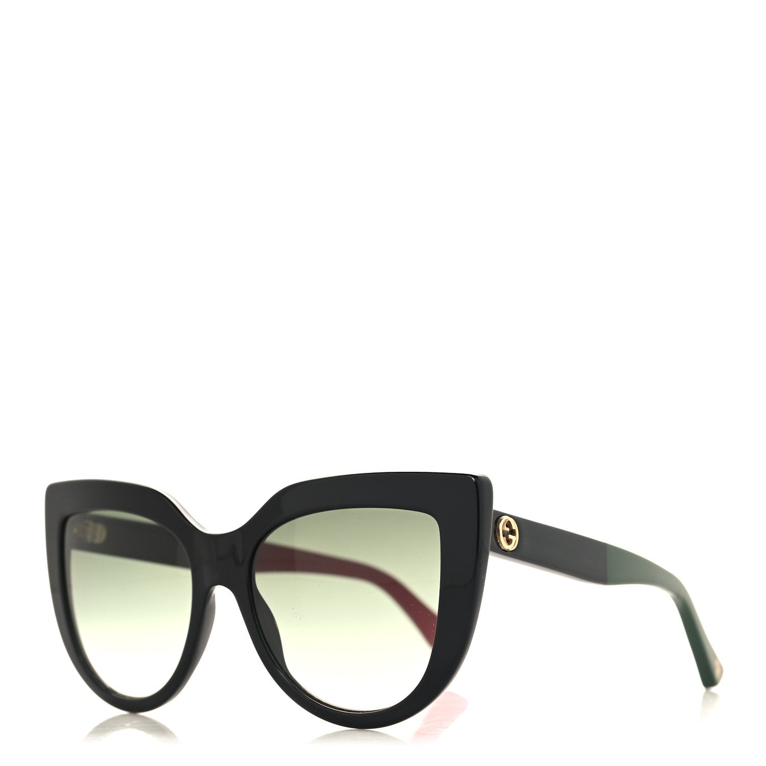 Gucci Cat Eye Sunglasses GG0164S Black 1 of 7