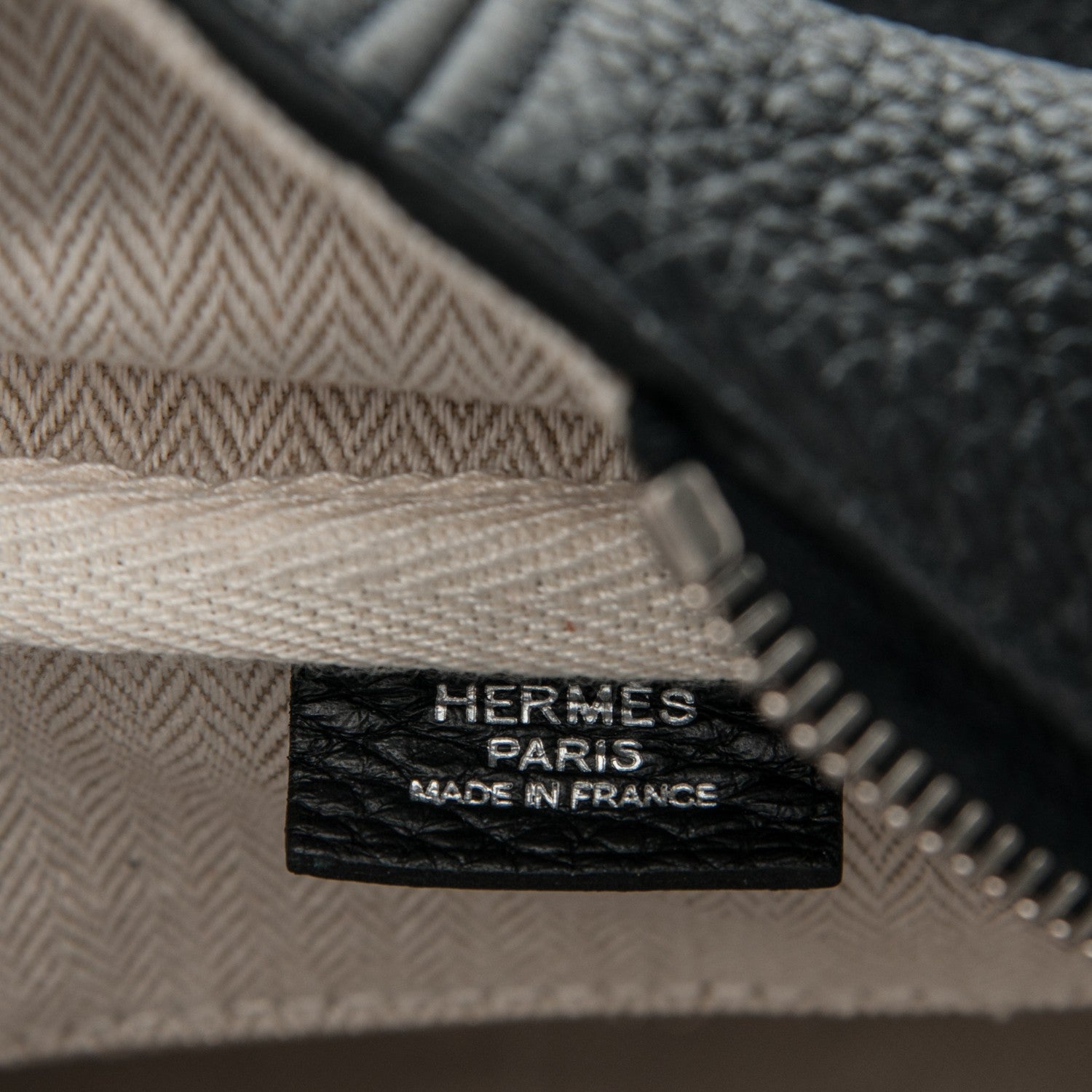 Hermes Taurillon Clemence Victoria II Fourre-Tout 43 Black 6 of 7
