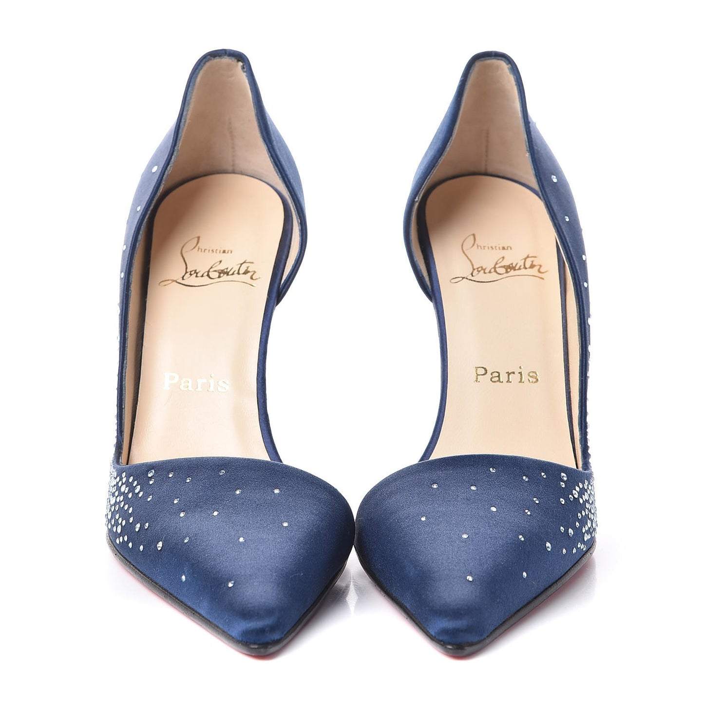 Satin New Helmut 100 Pumps 39.5 Navy