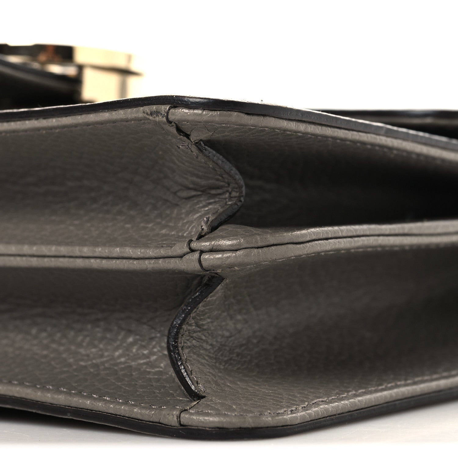 Gucci Dollar Calfskin Small Interlocking G Shoulder Bag Loess 10 of 10