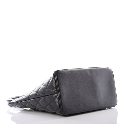 Chanel Caviar Quilted Medallion Tote Black 3 of 9