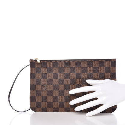 Louis Vuitton Damier Ebene Neverfull MM GM Pochette 2 of 8