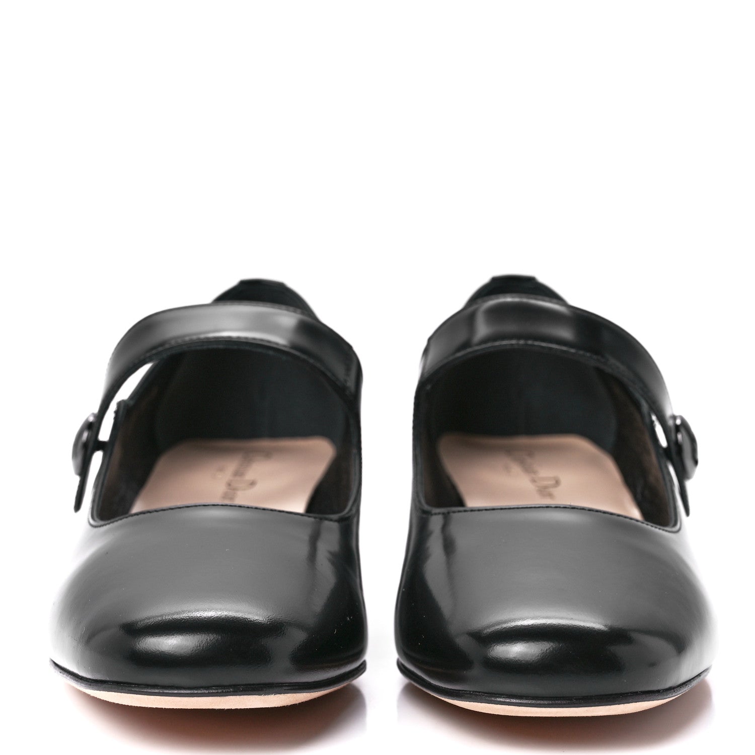 Christian Dior Brushed Calfskin Uniform 30mm Pumps 39 Black 2 of 8