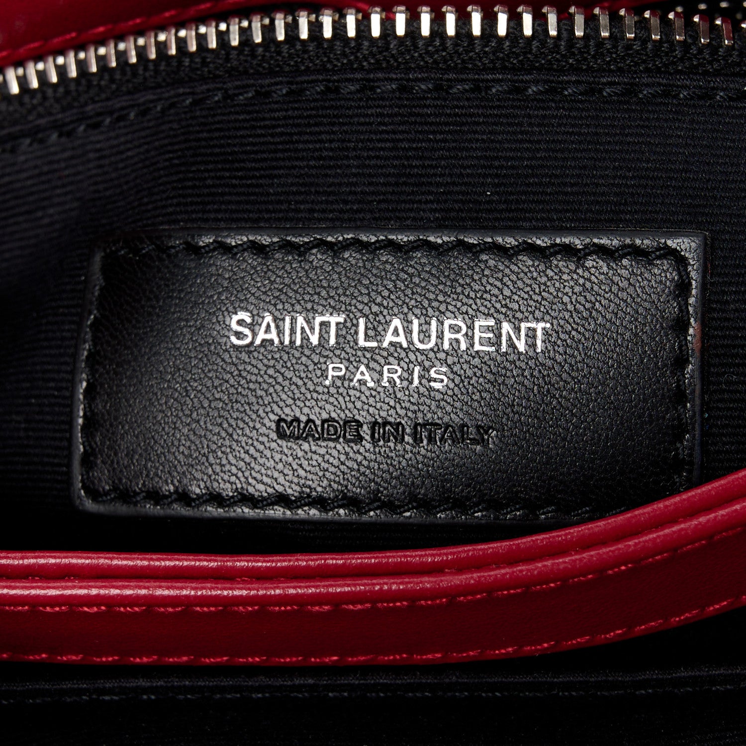 Saint Laurent Calfskin Y Quilted Monogram Toy Loulou Monogram Crossbody Bag New Lipstick 7 of 12
