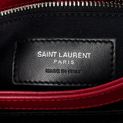 Saint Laurent Calfskin Y Quilted Monogram Toy Loulou Monogram Crossbody Bag New Lipstick 7 of 12