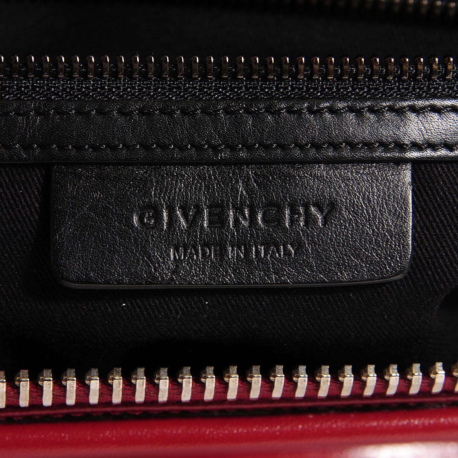 Givenchy Shiny Lord Calfskin Medium Antigona Burgundy 6 of 10