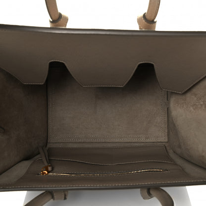 Celine Crisped Calfskin Mini Tie Knot Tote Light Taupe 4 of 4