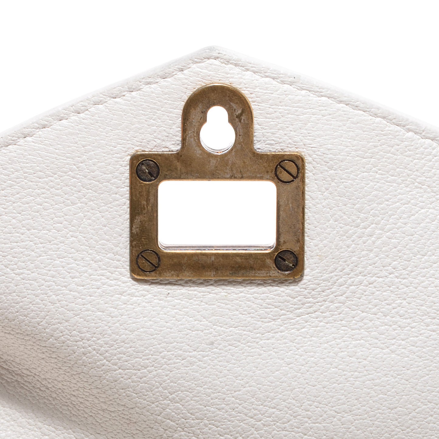 Lambskin PS1 Large Satchel White