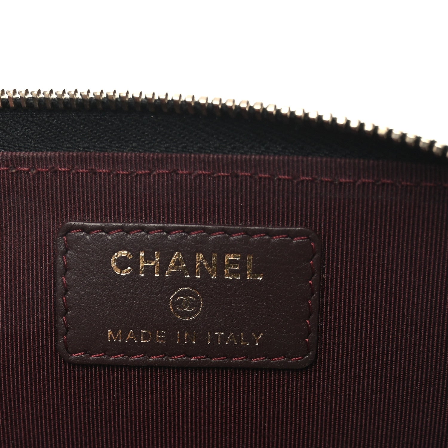 Chanel Lambskin Quilted Key Holder Case Black 6 of 7