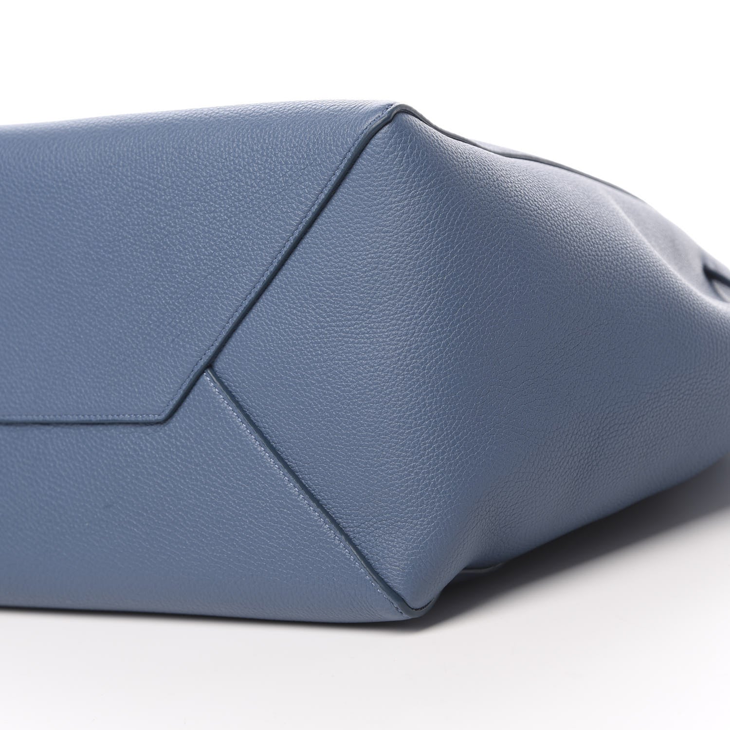 Celine Soft Grained Calfskin Small Belt Cabas Phantom Slate Blue 11 of 11